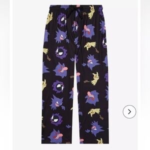 Pokémon Ghost Type All Over Print Sleep Pants Size Large New With Tags